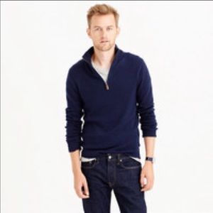 J. Crew Lambs Wool Half ZIP Sweater